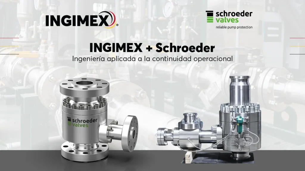 INGIMEX_ Articulo Válvulas industriales de Schroeder Valves y